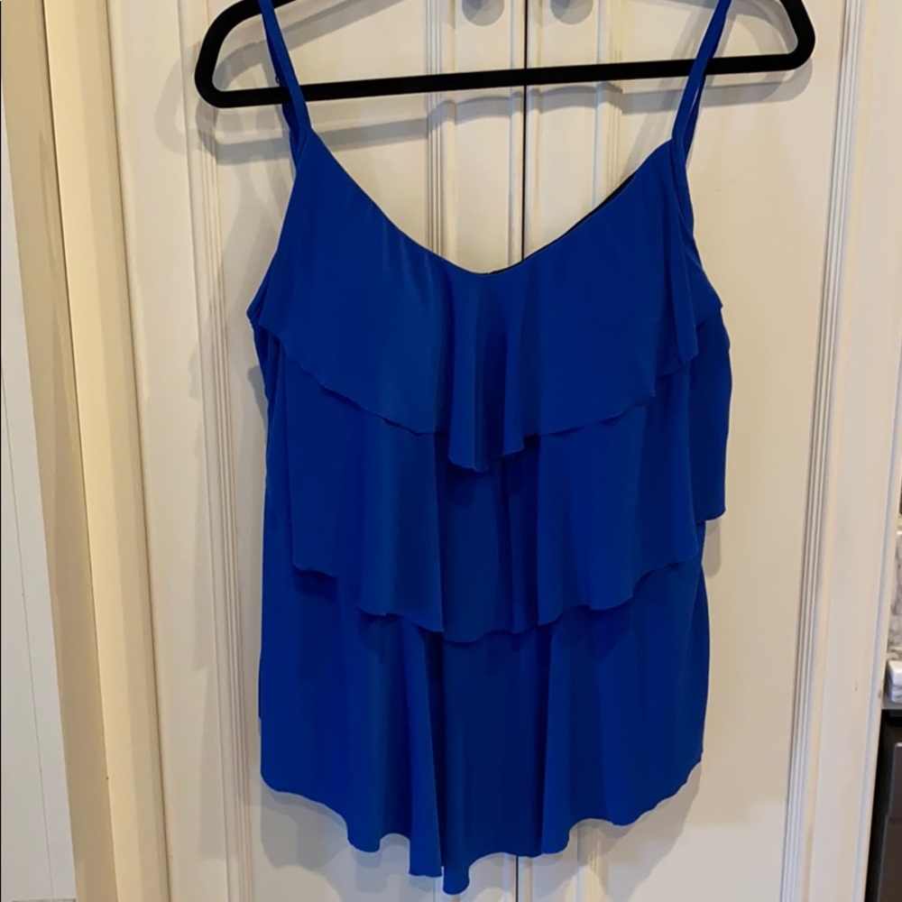 Cobalt blue swim tankini top